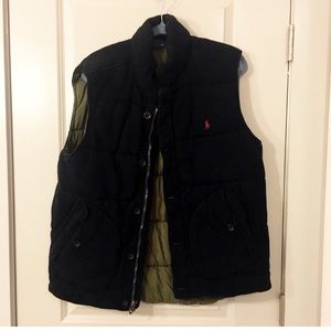 Men’s Polo Button down puffer vest